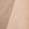 Beige cotton tablecloth and dinner napkin.