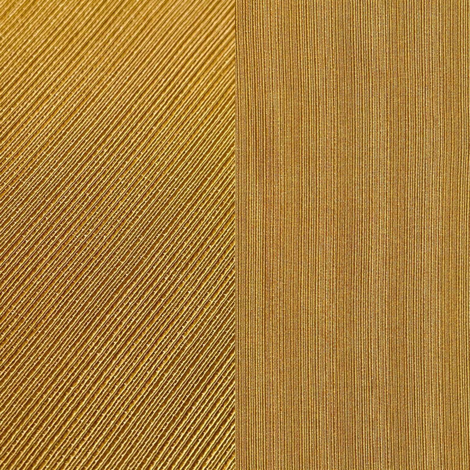 Butterscotch textured dinner napkin.