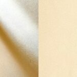 Romantic champagne satin tablecloth and runner.