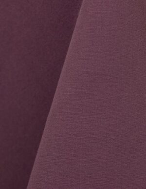 Claret purple cotton tablecloth and dinner napkin.