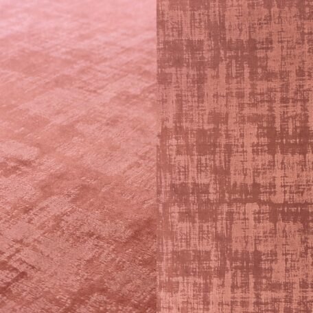 Distressed blush velvet tablecloth and runner.