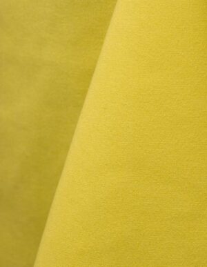 Lemon yellow cotton tablecloth and dinner napkin.