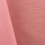 Light pink majestic dupioni tablecloth, runner, sash, and dinner napkin.