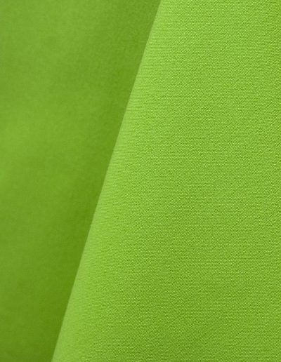 Lime green cotton tablecloth and dinner napkin.