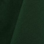 Forest green cotton tablecloth and dinner napkin.