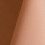 Peach cotton tablecloth and dinner napkin.