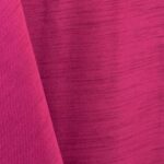 Raspberry pink majestic dupioni tablecloth, runner, sash, and dinner napkin.