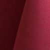 Ruby red polyester tablecloth, runner, sash, and dinner napkin.