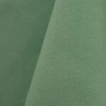 Seamist blue cotton tablecloth and dinner napkin.