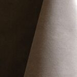 Rich grey silver velvet tablecloth and dinner napkin.