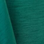 Teal blue green majestic dupioni tablecloth, runner, sash, and dinner napkin.