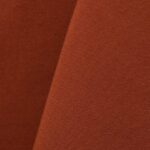 Terracotta cotton tablecloth and dinner napkin.