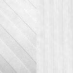 White satin stripe tablecloth.