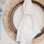 Ivory Scallop Napkin