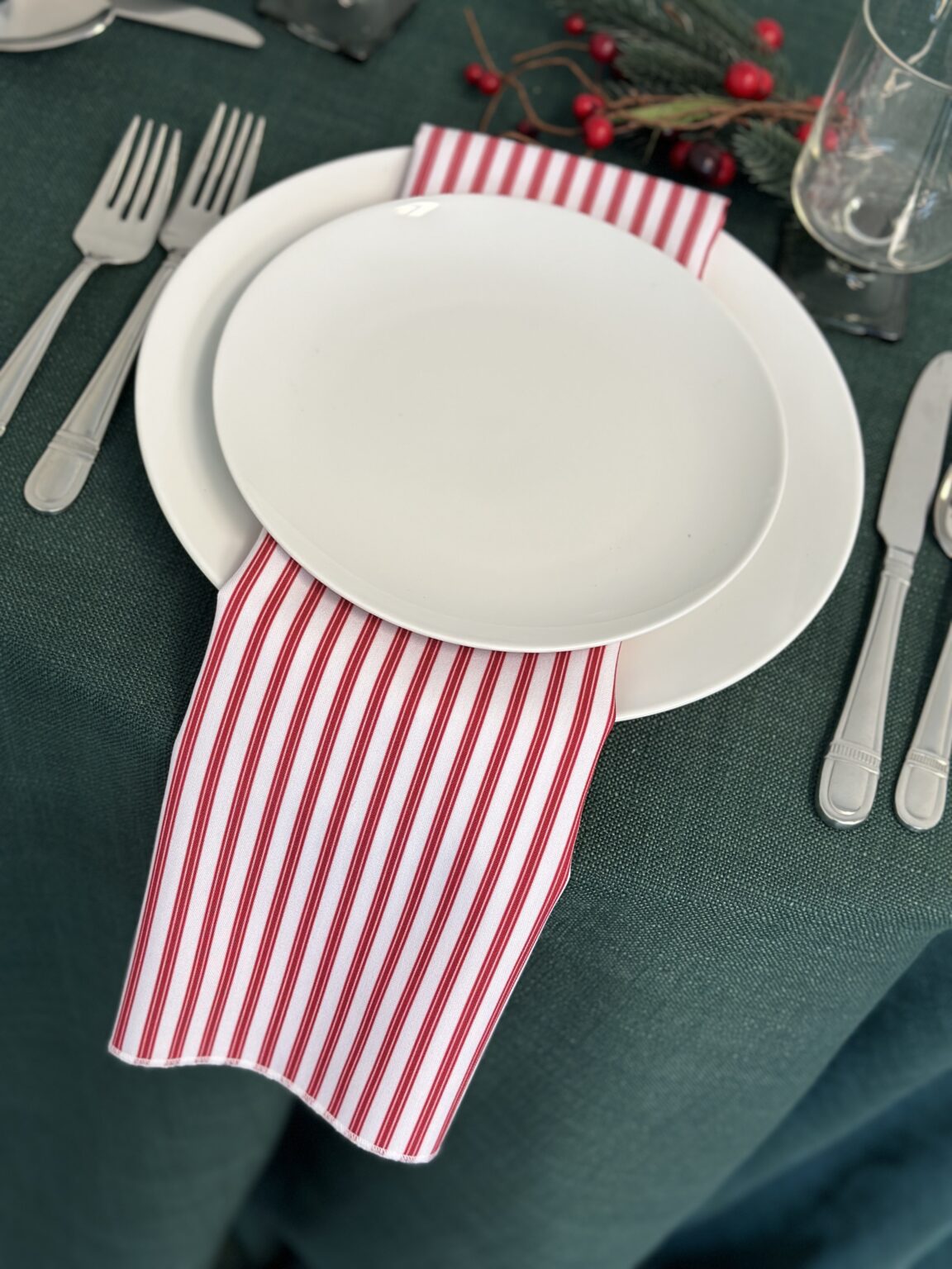 Hemlock with Peppermint Napkin