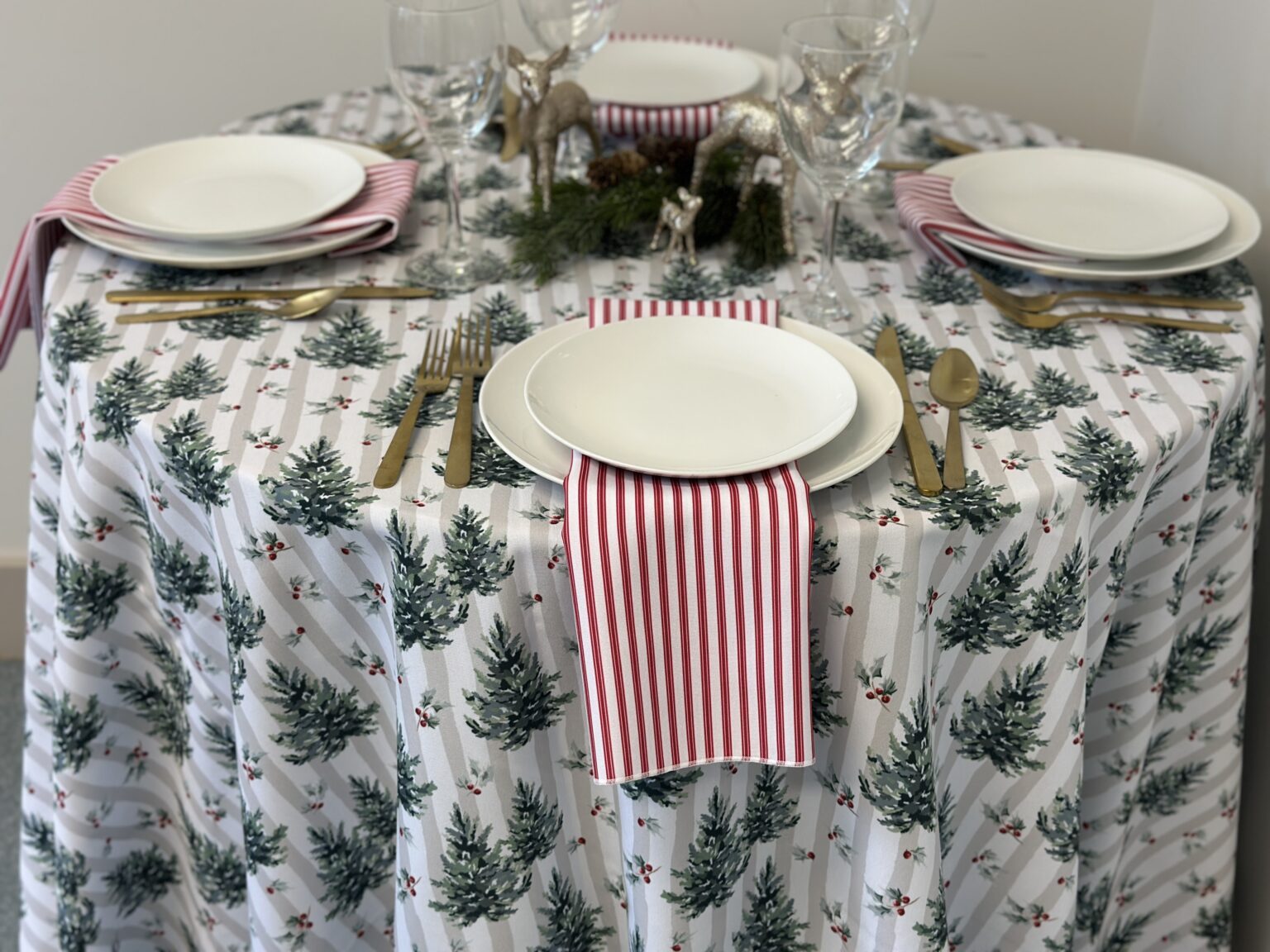 Yuletide with Peppermint Napkin