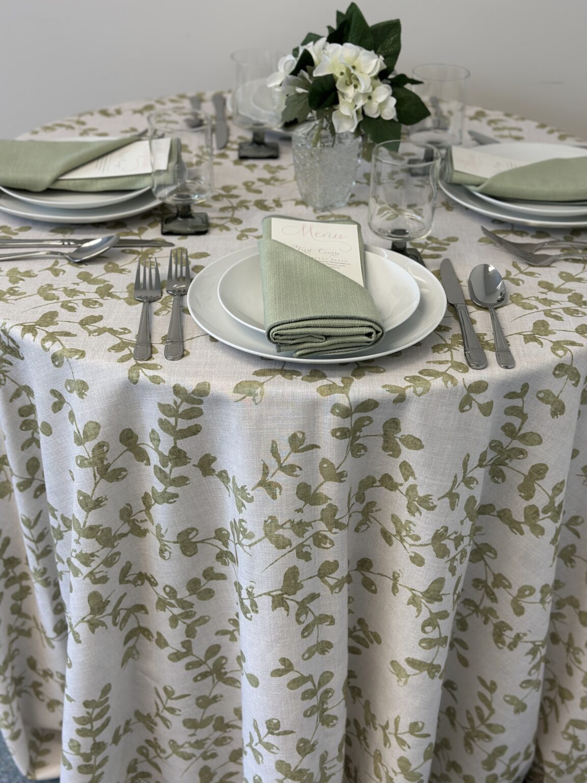 Vinca with Fern Napkin