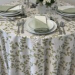 Vinca with Fern Napkin